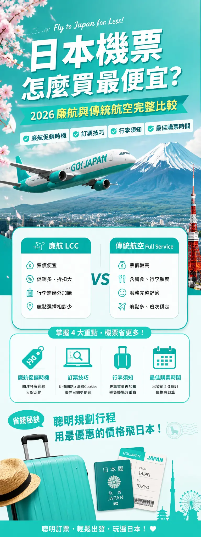 日本自由行省錢攻略與景點推薦