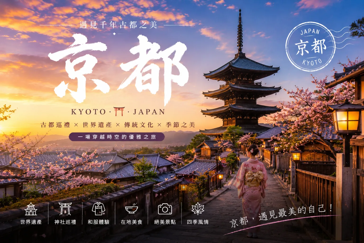 京都寺廟散步地圖