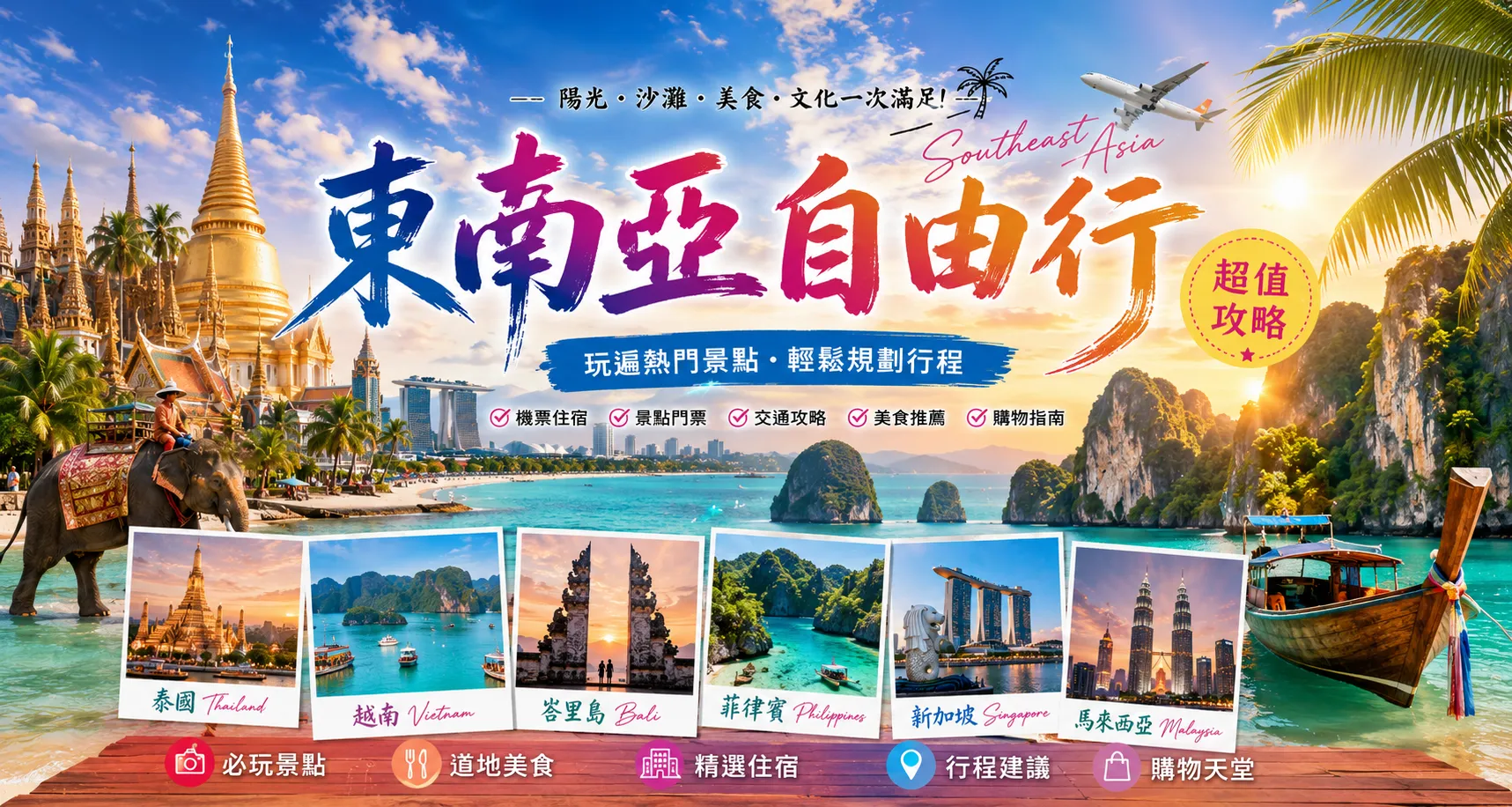 東南亞自由行提案